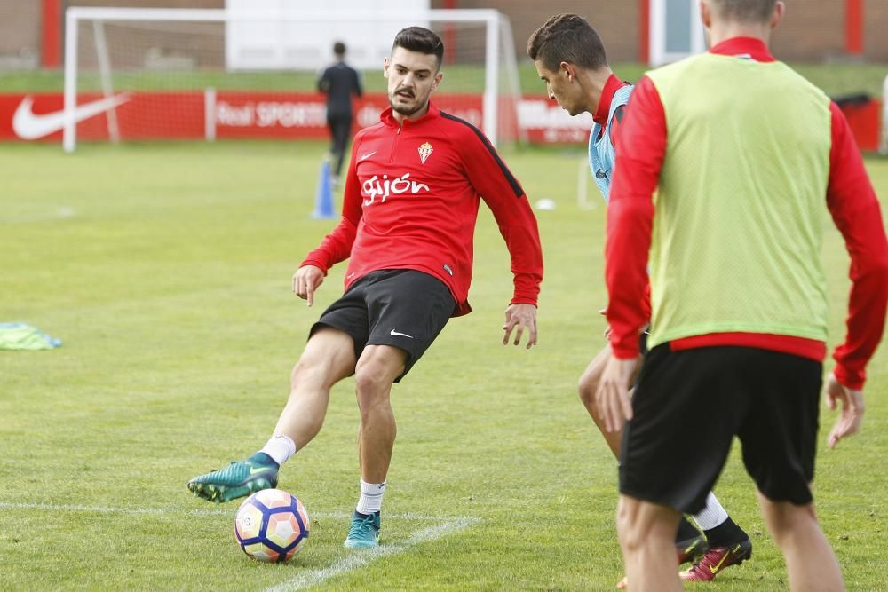 Entrenamiento del Sporting