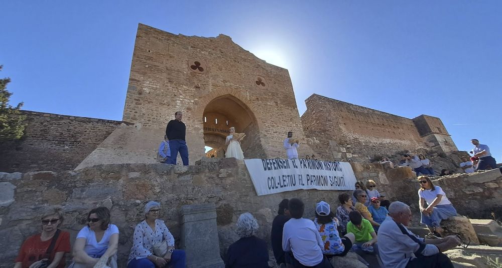 Movilización por una mayor inversión en el Castillo de Sagunt