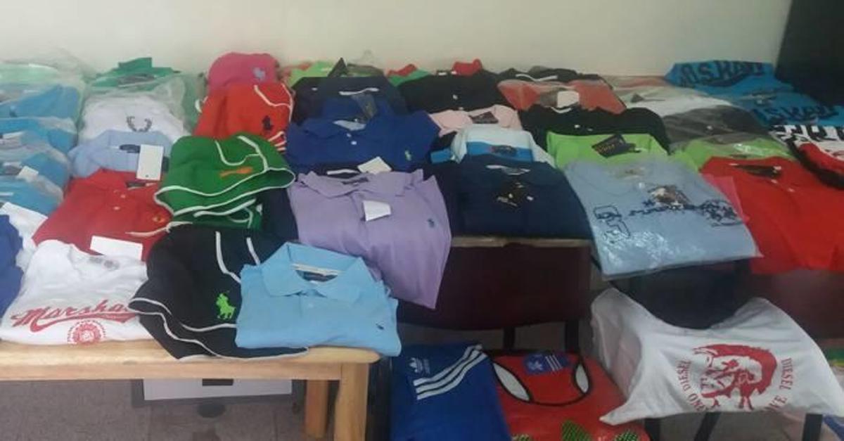 Golpe a la falsificación de ropa y calzado en Faura