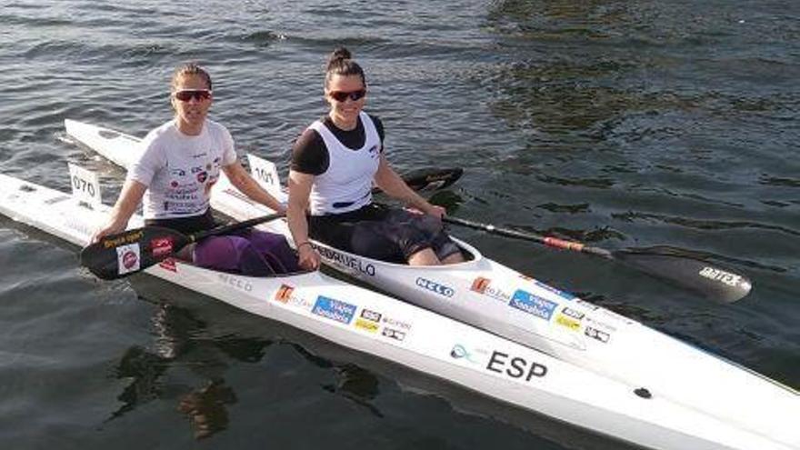 Eva Barrios y Laura Pedruelo