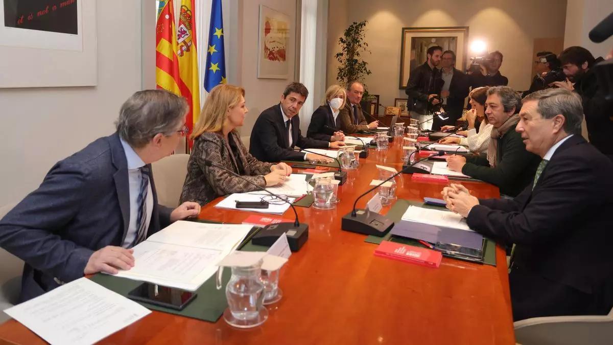 Pleno del Consell celebrado este miércoles en Alicante donde se ha aprobado la agrupación.