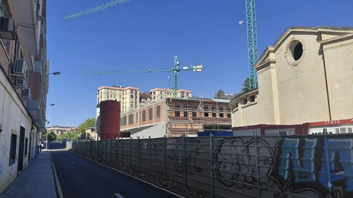 Obras en el nuevo Conservatorio de Música de Zamora. | CEDIDA