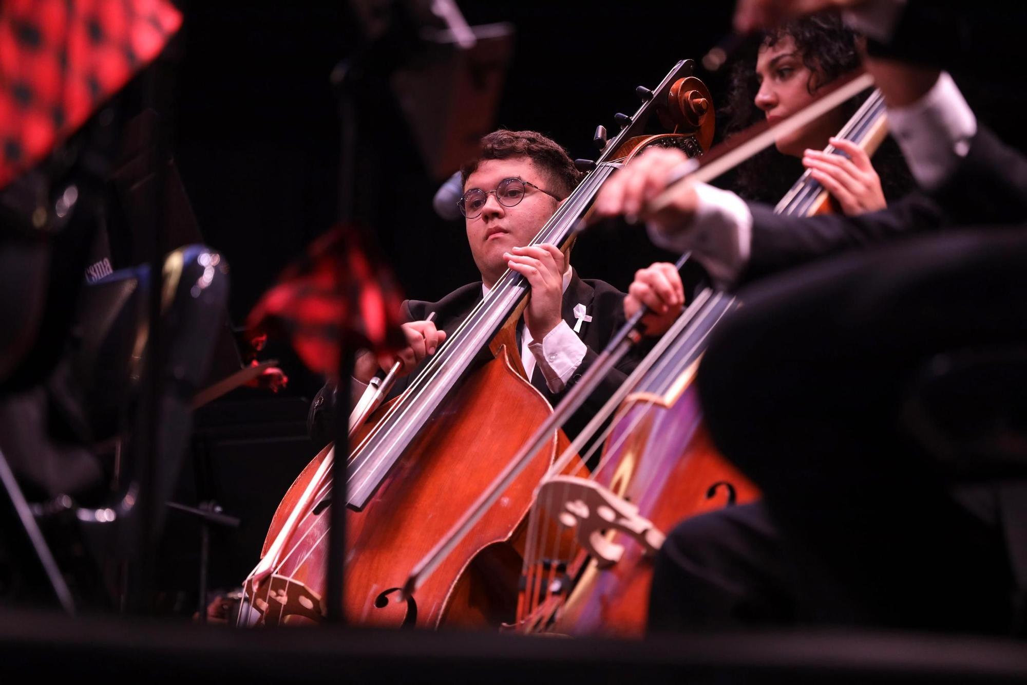 En imágenes | Concierto en la Plaza del Pilar de la Orquesta Reino de Aragón