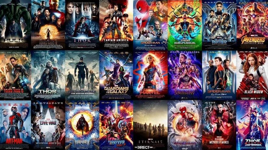 Los carteles de las 30 películas de Marvel