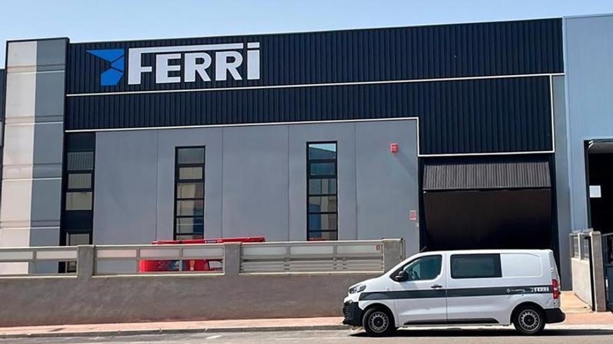 Industrias Ferri invierte un millón de euros para una nueva planta en Cartagena y valora otras «posibles expansiones»