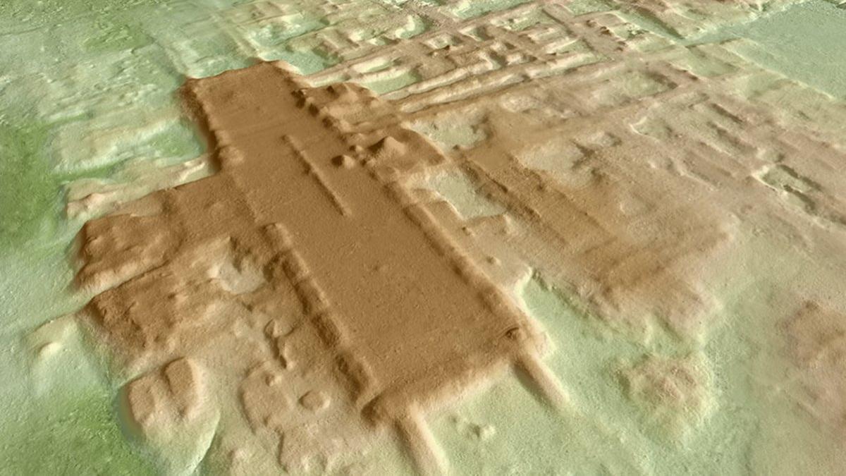 El LIDAR determina que la estructura maya era así