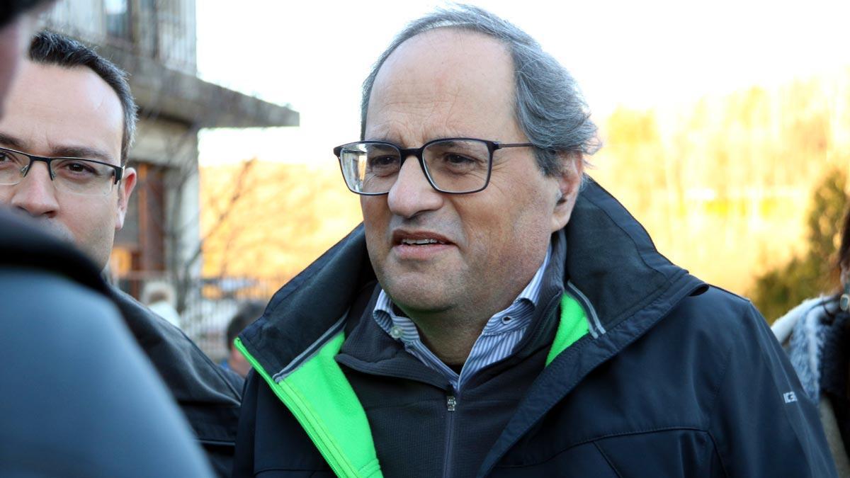 Quim Torra dice que el lunes hará su conferencia en Bruselas, pese a la prohibición del Parlamento Europeo