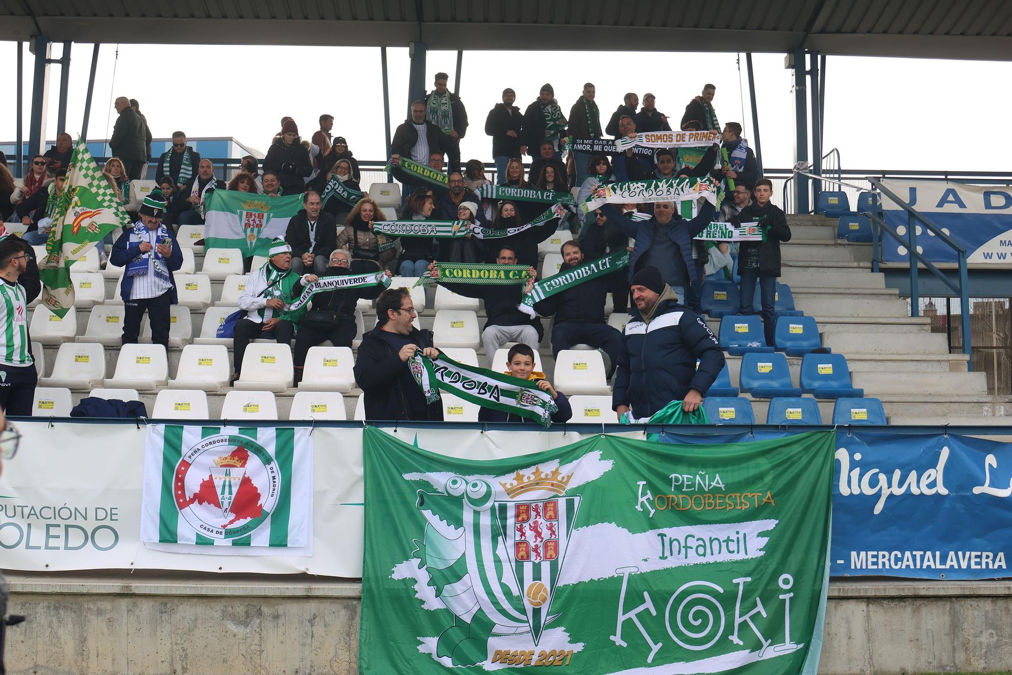 Los aficionados en el Talavera de la Reina-Córdoba CF