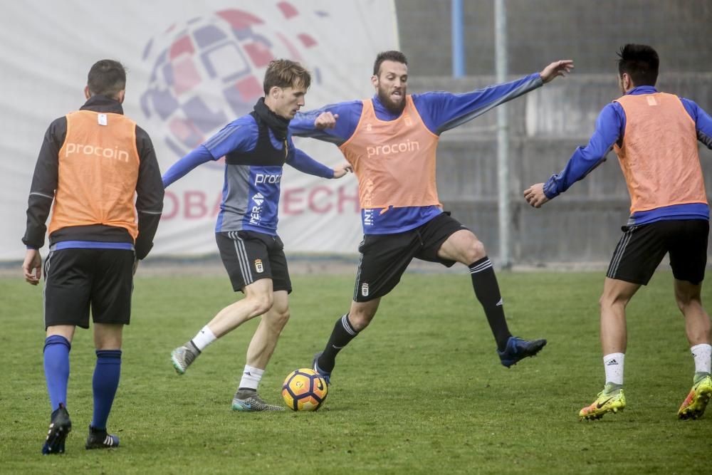 Entrenamiento del Real Oviedo,.