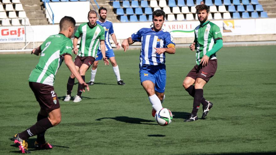 Del Campo, en una acció del Figueres-Peralada del curs anterior