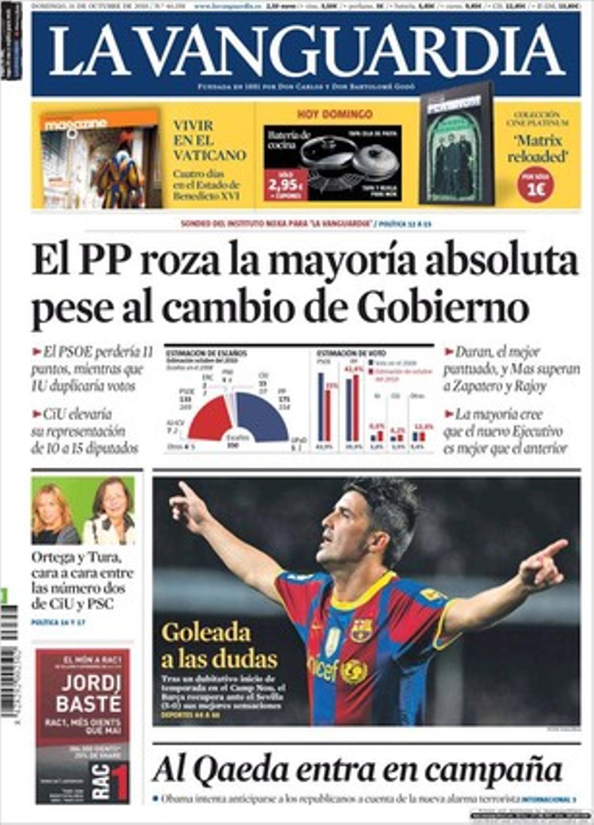 ’La Vanguardia’, 31/10/2010.