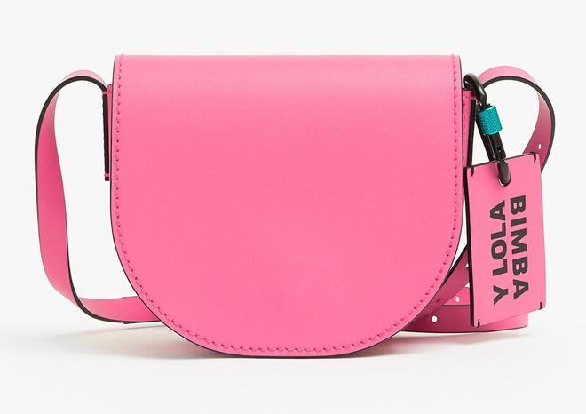 Bolso bandolera rosa de Bimba y Lola