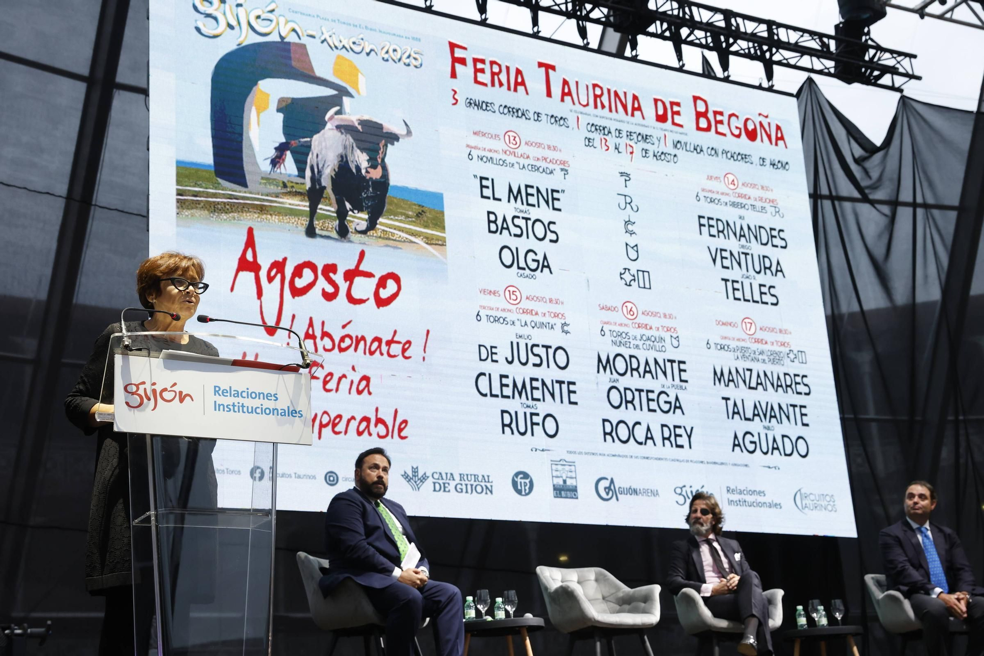 Así fue la presentación de la feria taurina de Gijón (en imágenes)