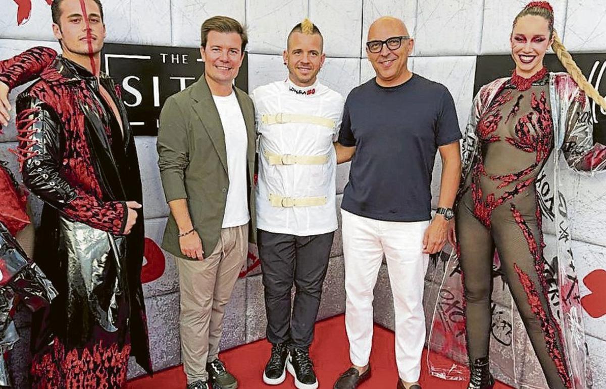 From left to right: Fran Larrey, Dabiz Muñoz and Juanma Costa.