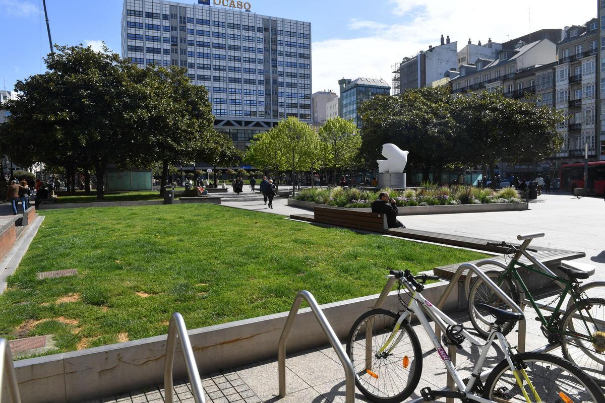 La plaza de Pontevedra en 2023