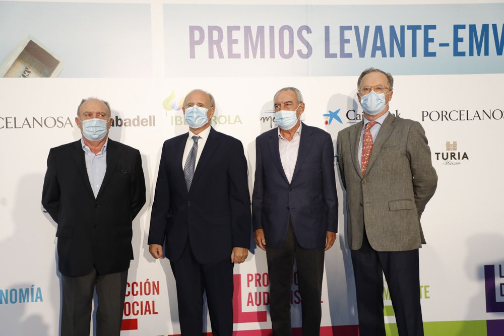 Photocall de los invitados a la gala de los Premios Levante-EMV 2021