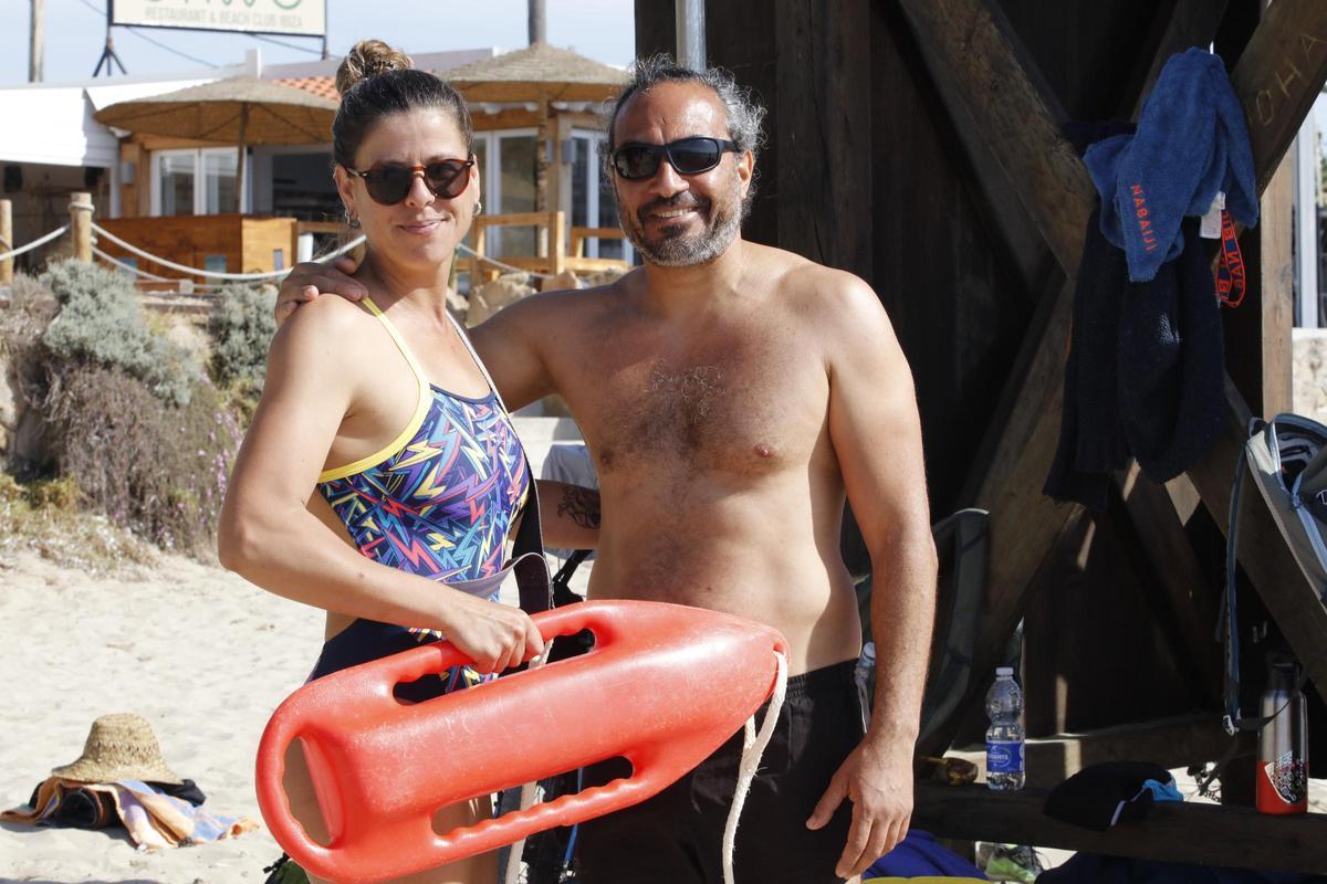 Mira aquí todas las fotos de las pruebas para la selección de socorristas en una playa de Ibiza