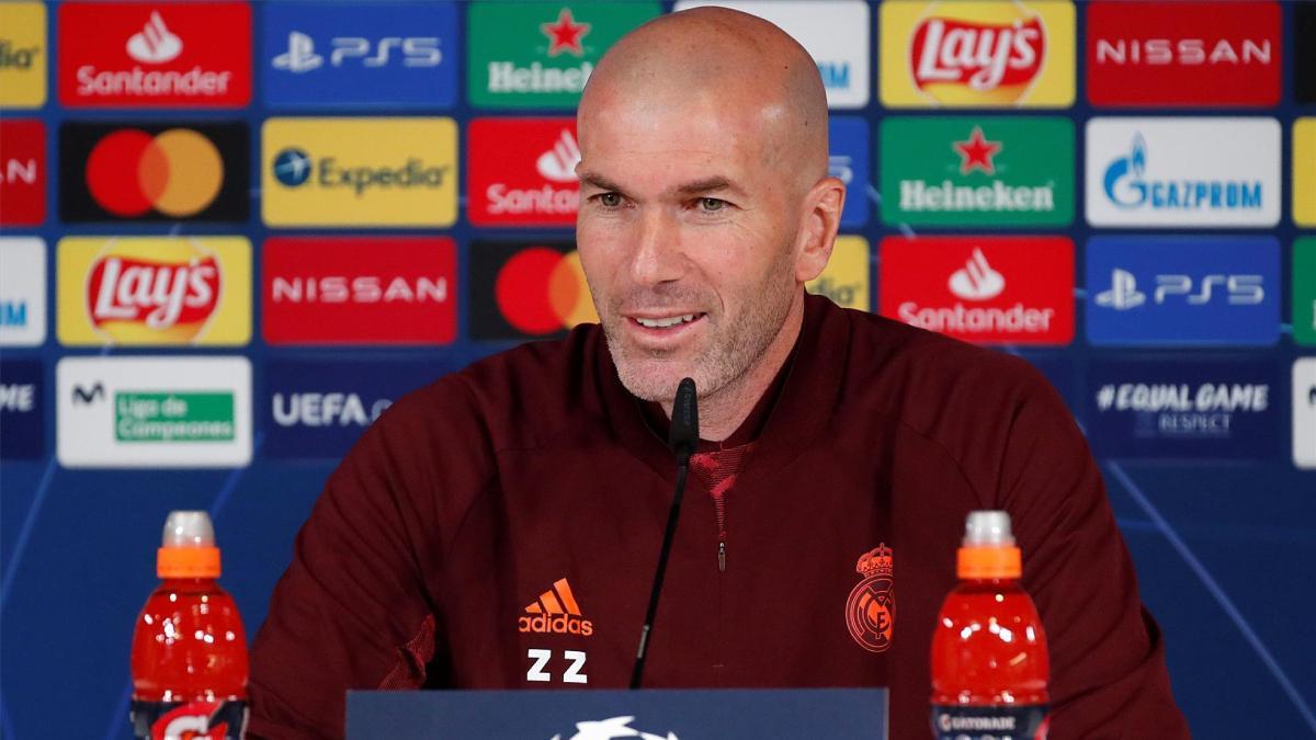 Zidane: "Va a ser un partido muy exigente físicamente"