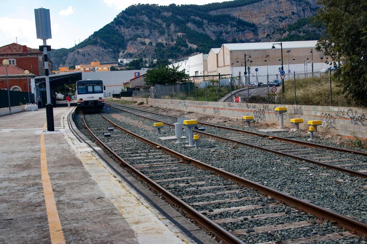 Panorámica general de la estación de Alcoy.
