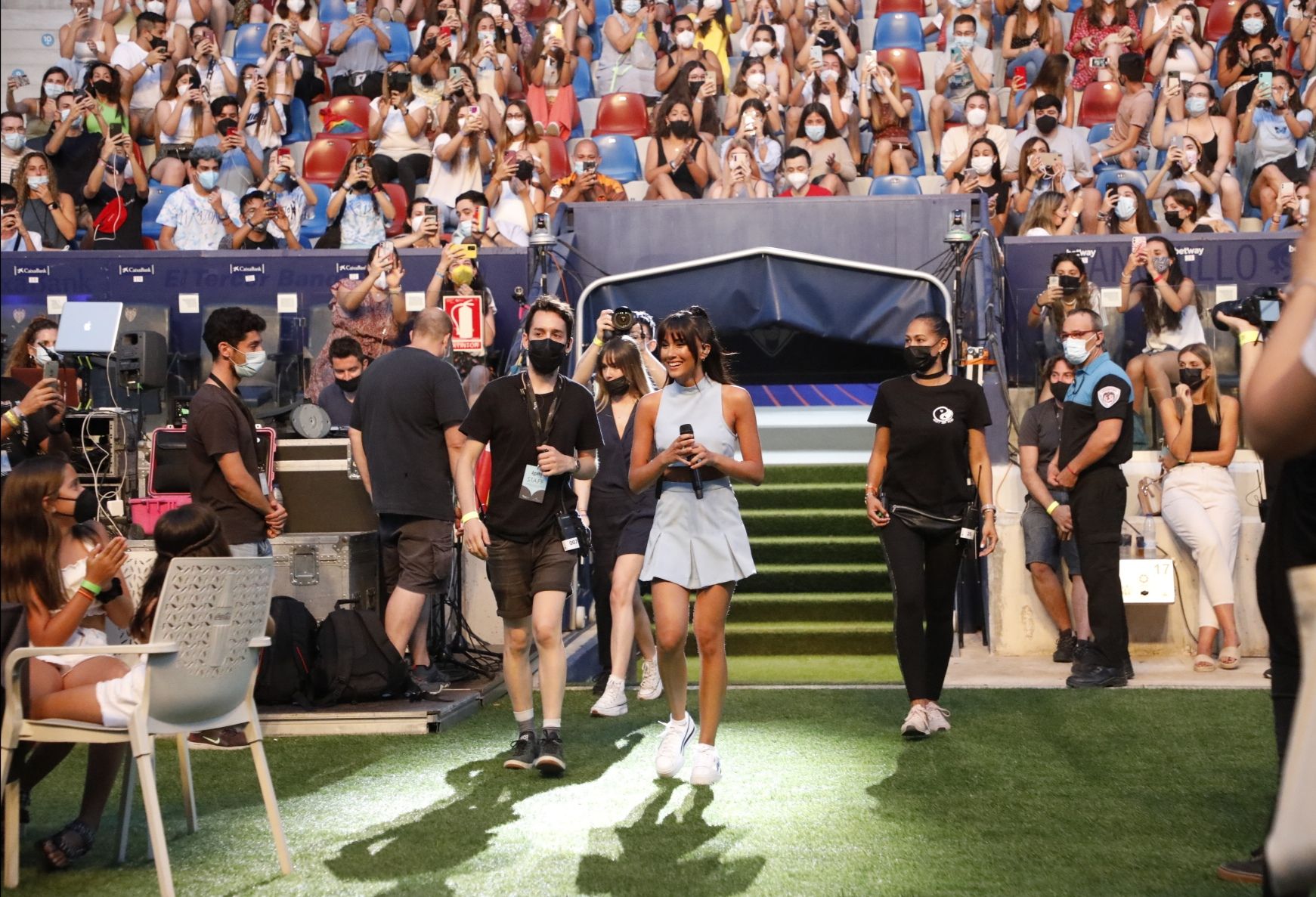 Concierto de Aitana en València, el último antes de la reducción de aforo