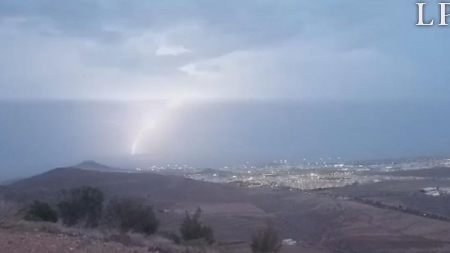 Rayos en Agüimes