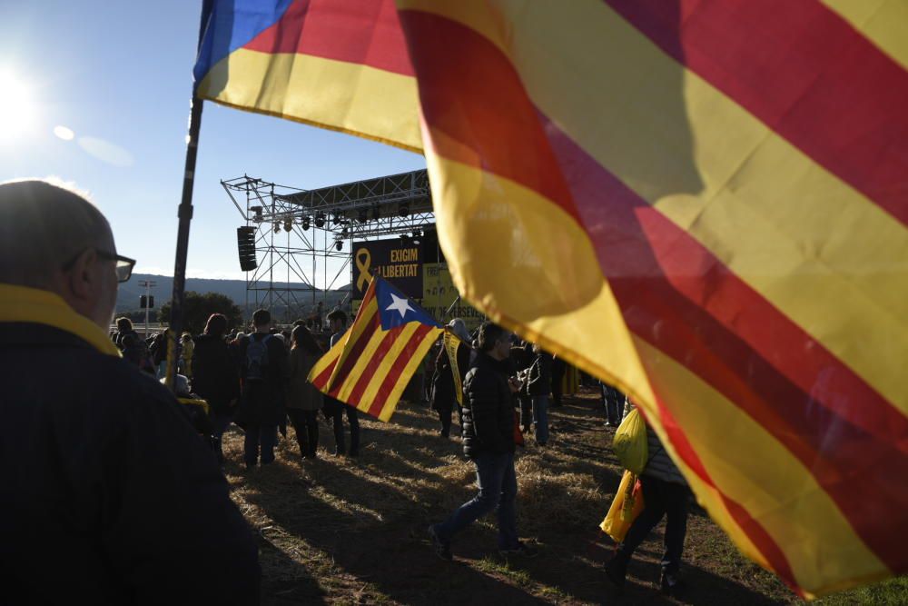 Lledoners s'omple un any després de l'empresonament dels líders independentistes