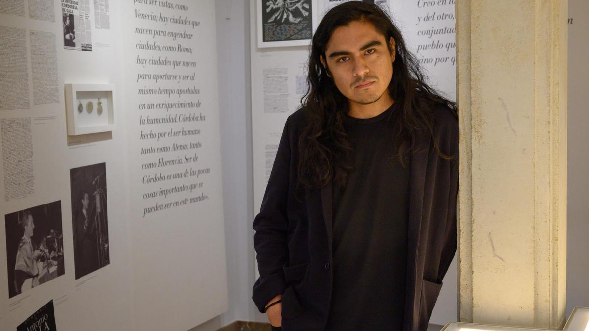 Omar Castro Villalobos, en la Fundación Gala.