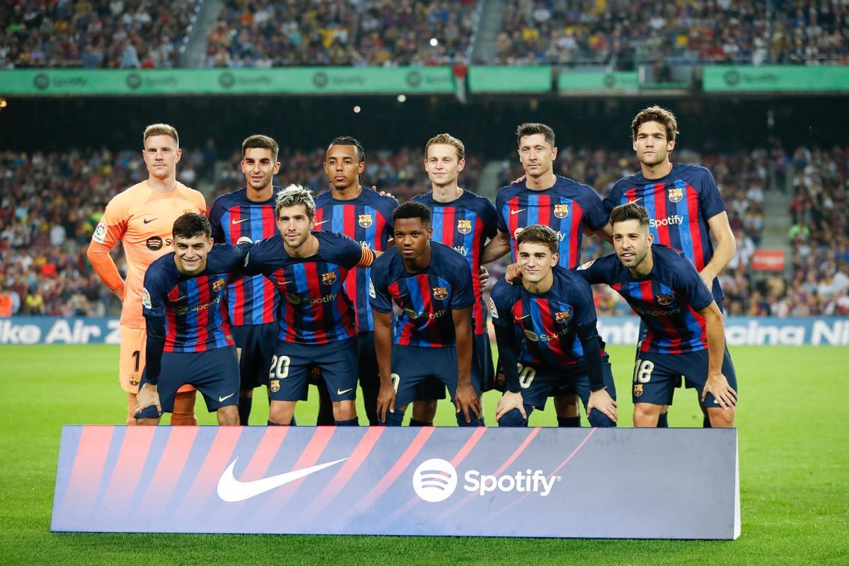 El 1x1 del Barça ante el Villarreal al descanso
