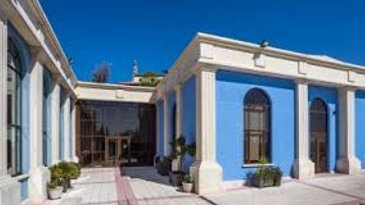 El tanatorio de Avilés donde permanece instalada la capilla ardiente.