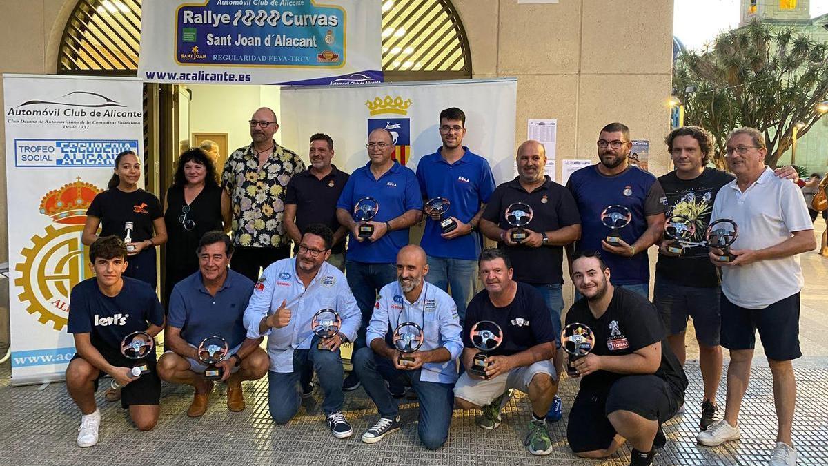Todos los ganadores y ganadoras de la última edición del Rally de las Mil Curvas.
