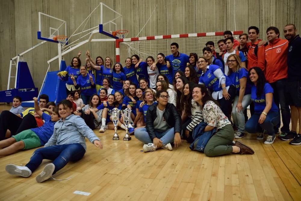 Balonmano: el Maristas Cartagena, campeón regional infantil femenino