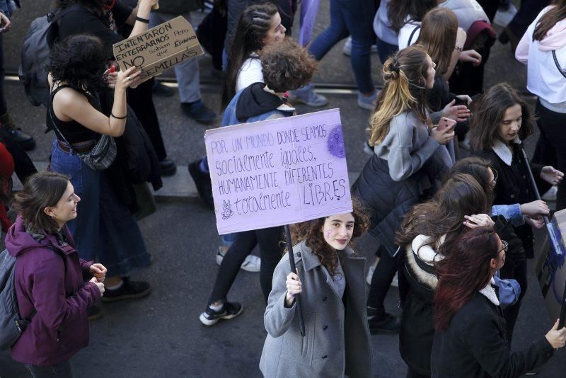 Concentraciones por el 8-M en Zaragoza