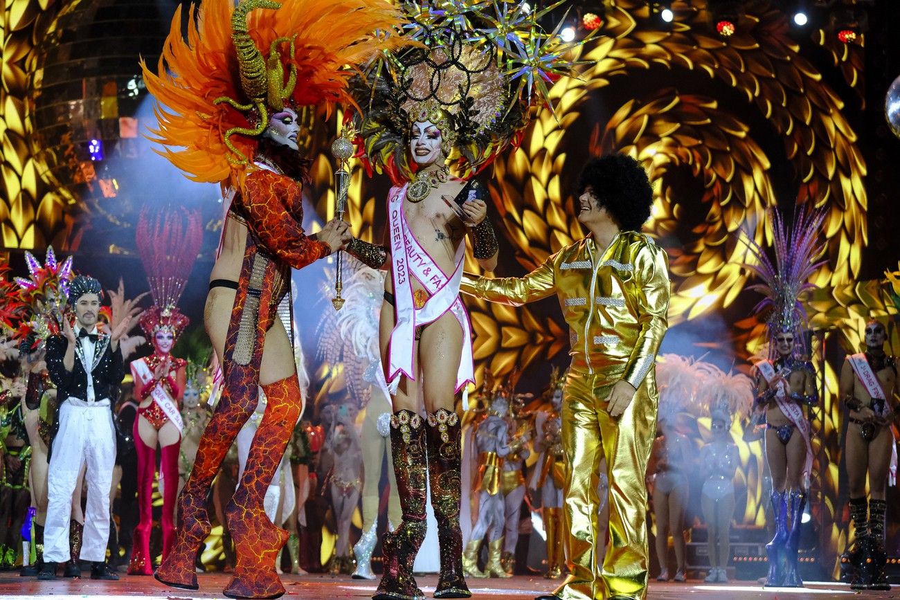 Shíky, drag Queen del Carnaval de Las Palmas de Gran Canaria 2023: coronación y actuación final