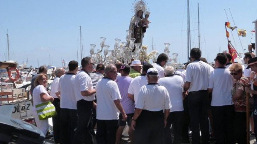 Procesion de la Virgen del Carmen en San Pedro