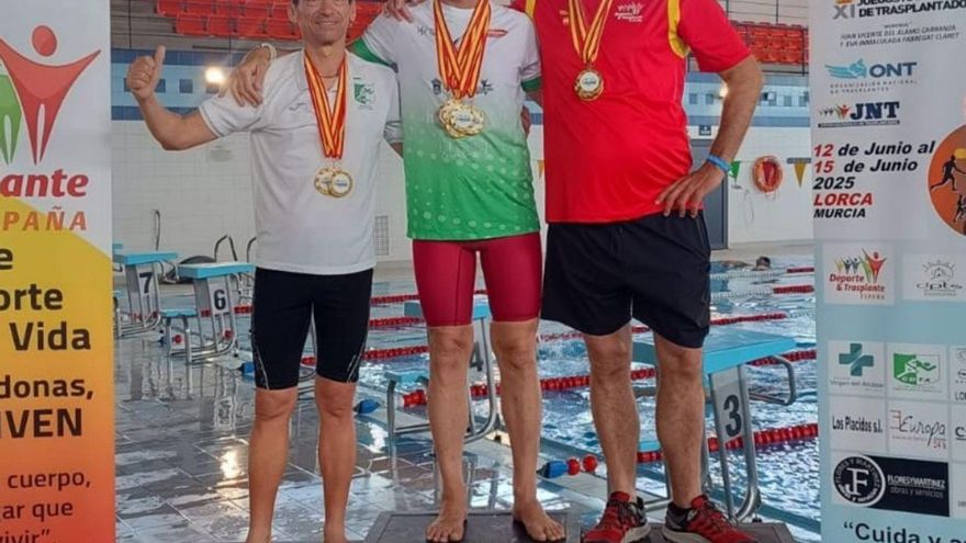 Cinco oros para Mario López en el Nacional de Lorca