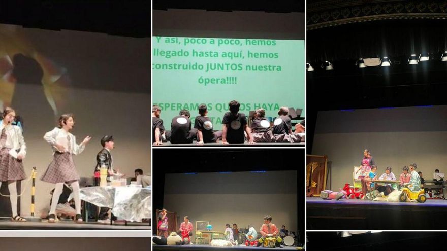 Los alumnos de sexto del CEIP Santa Rosa de Lima de El Palmar estrenan su ópera