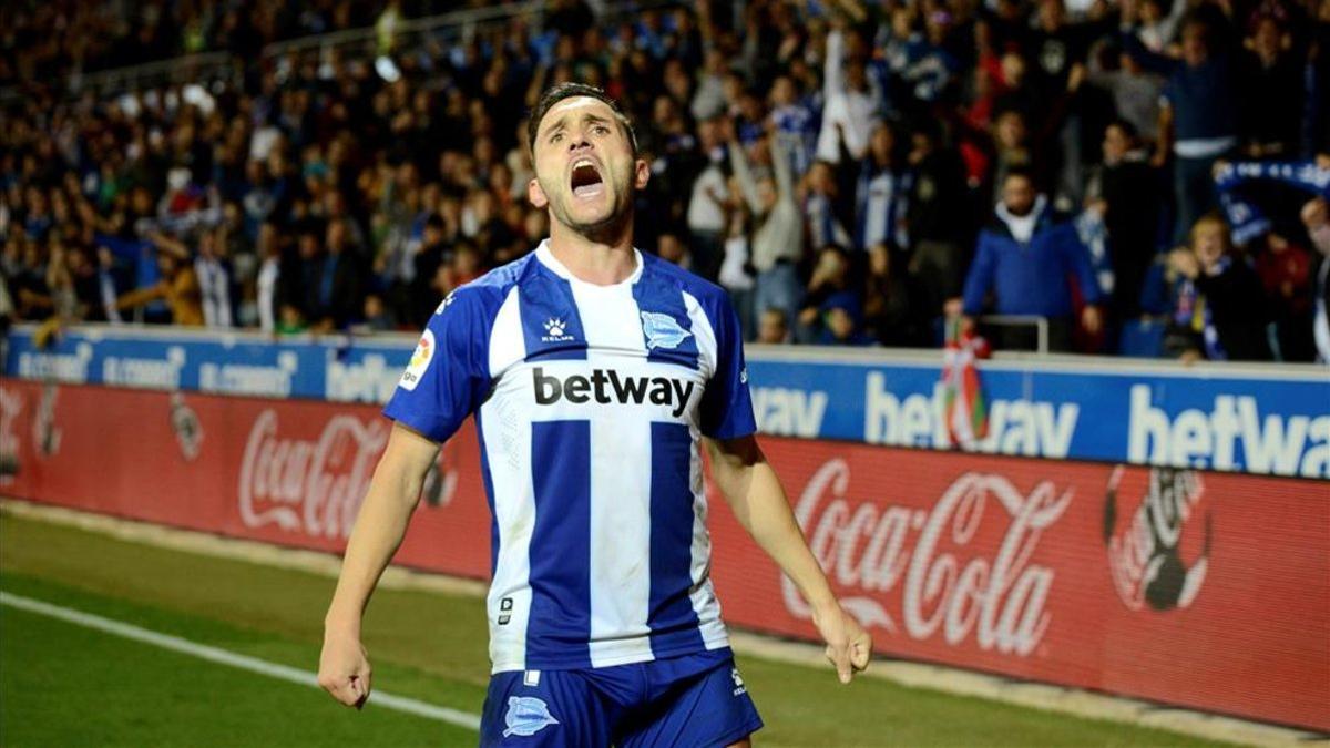 Lucas Pérez, delantero del Alavés