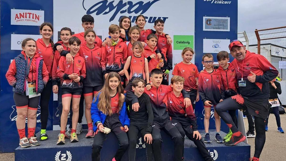 Participantes en el último duatlón