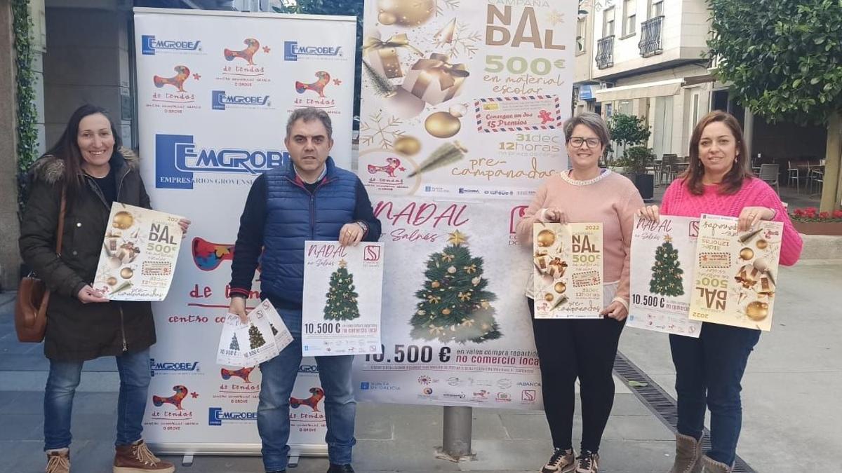 Presentación de la campaña navideña organizada por la asociación Emgrobes.