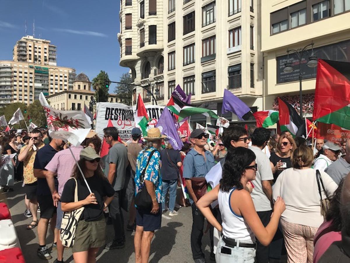 Guerra en Gaza. Las protestas en València contra la guerra de Israel en ...