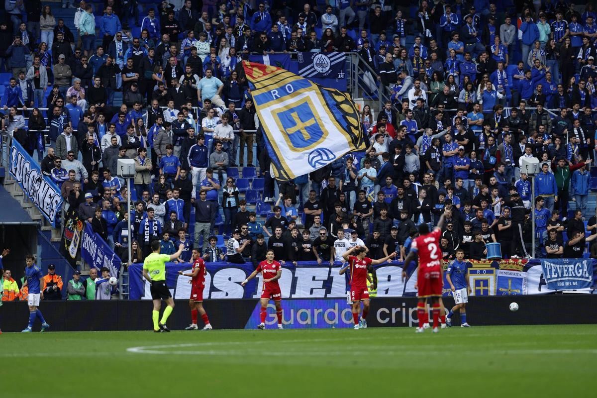 EN IMÁGENES: El Real Oviedo recibe al Getafe en el Tartiere
