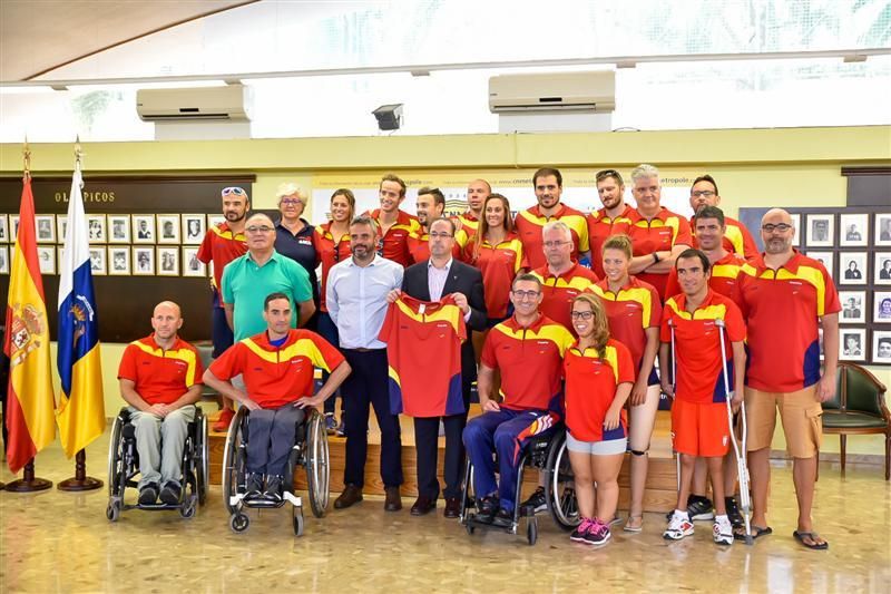 Entrenamiento en el Metropole para los Paralímpico