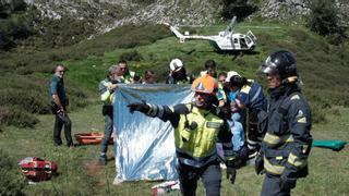 Balance final del escalofriante accidente de Covadonga: seis heridos graves, otros seis menos graves y 37 leves
