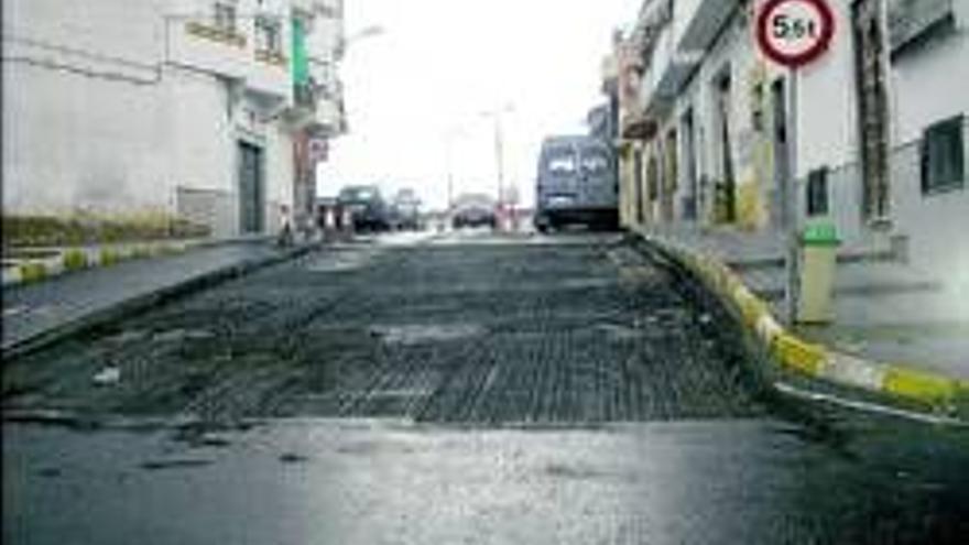 Comienza el asfaltado de varias calles