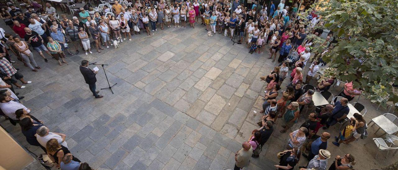 Concentració de rebuig a Blanes per una violació l’any 2019, foto d’arxiu