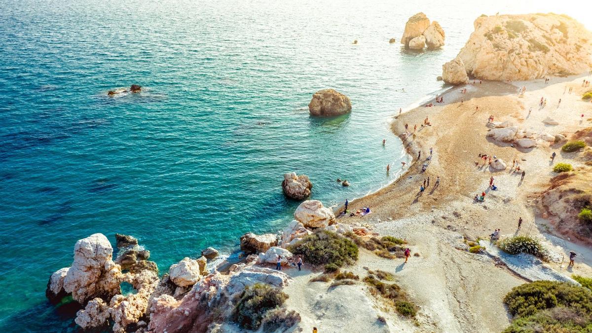 Playa de Petra tou Romiou, Chipre