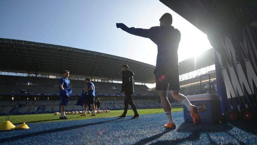 El entrenamiento de esta mañana.