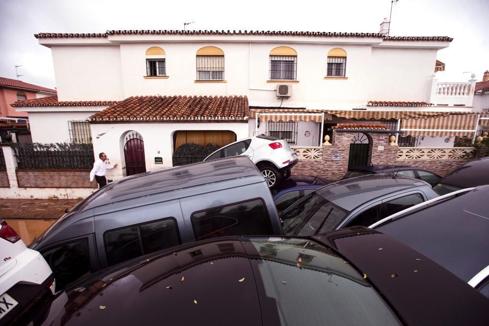 Campanillas, la zona más afectada por el temporal esta madrugada