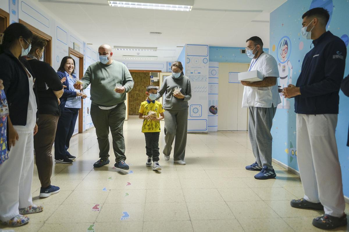 Elías, un niño grancanario de siete años, supera la leucemia Elías, un niño grancanario de siete años, supera la leucemia