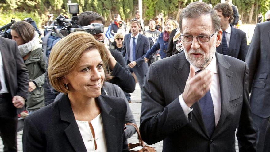 Cospedal, junto a Mariano Rajoy